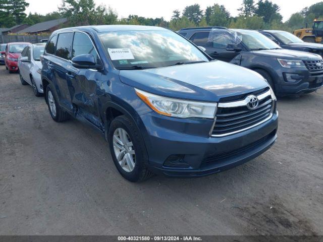  Salvage Toyota Highlander