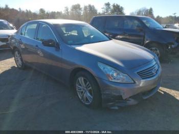  Salvage INFINITI G37x