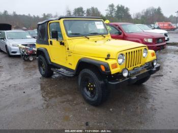  Salvage Jeep Wrangler