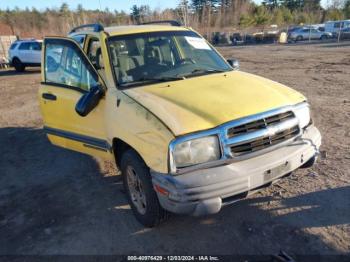  Salvage Chevrolet Tracker