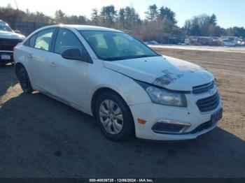  Salvage Chevrolet Cruze