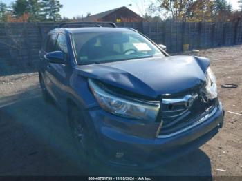  Salvage Toyota Highlander