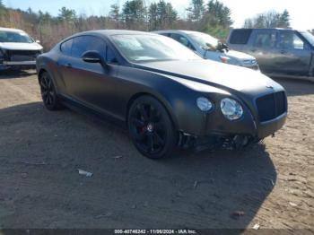  Salvage Bentley Continental Gt