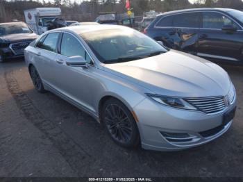  Salvage Lincoln MKZ Hybrid