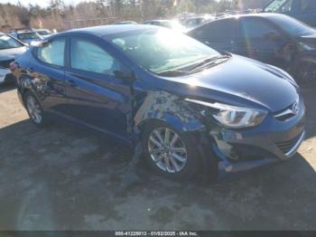  Salvage Hyundai ELANTRA