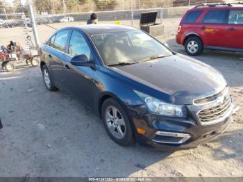  Salvage Chevrolet Cruze