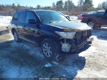  Salvage Toyota Highlander