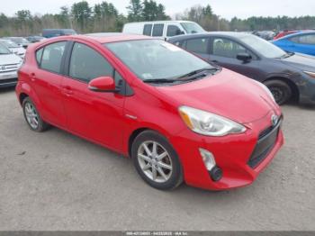  Salvage Toyota Prius c