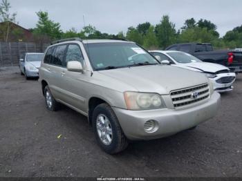  Salvage Toyota Highlander