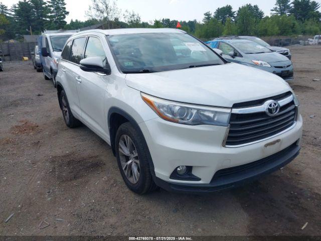  Salvage Toyota Highlander