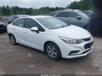  Salvage Chevrolet Cruze