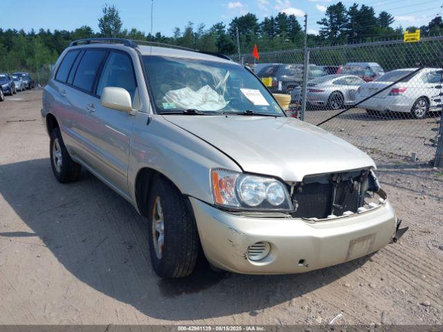  Salvage Toyota Highlander