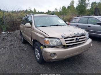  Salvage Toyota Highlander