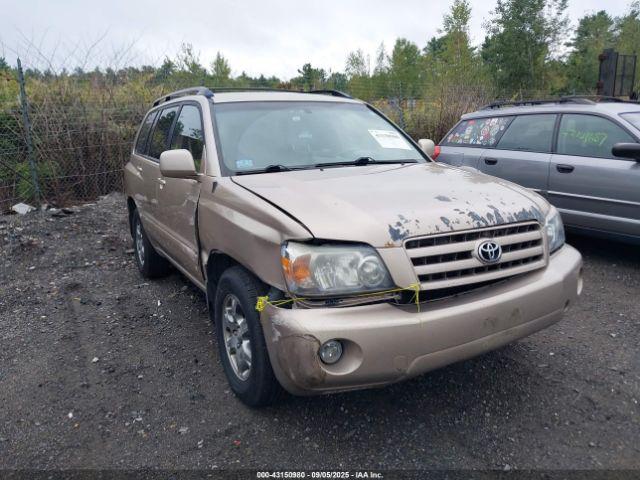  Salvage Toyota Highlander