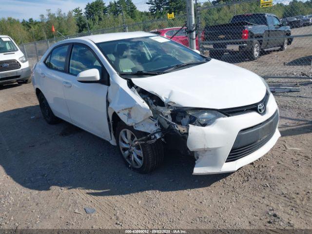  Salvage Toyota Corolla