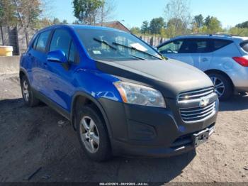  Salvage Chevrolet Trax
