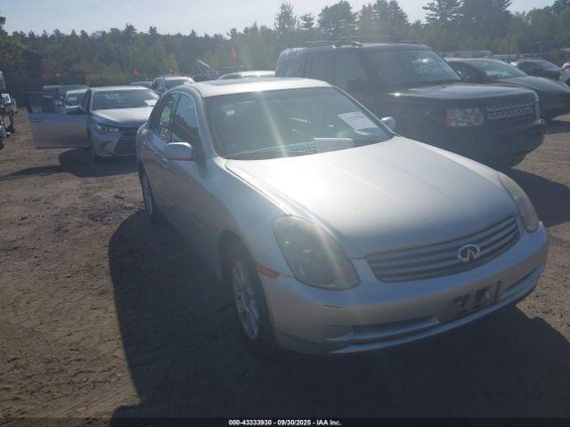  Salvage INFINITI G35