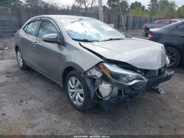  Salvage Toyota Corolla