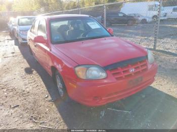  Salvage Hyundai ACCENT