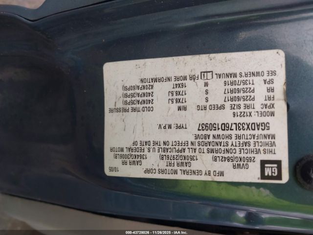 Buick Terraza Cxl Image 12