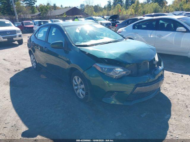  Salvage Toyota Corolla