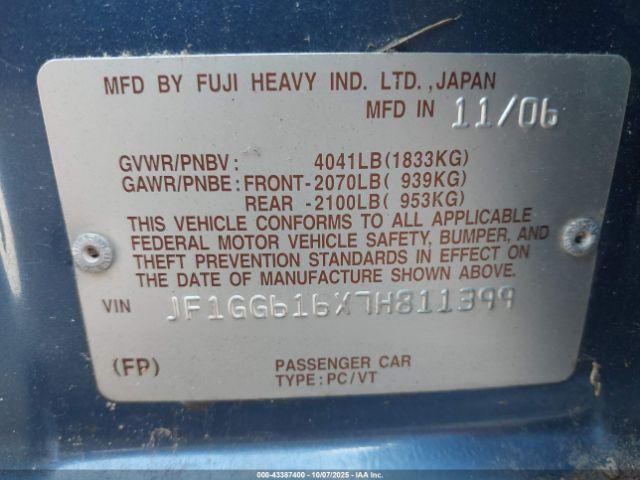 Subaru Impreza 2.5i Image 9