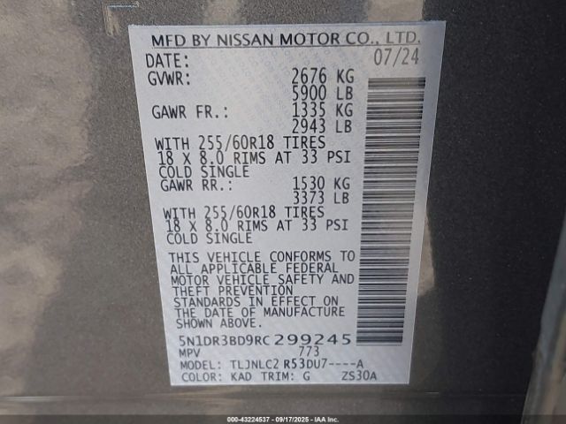 Nissan Pathfinder Sv 4wd Image 15