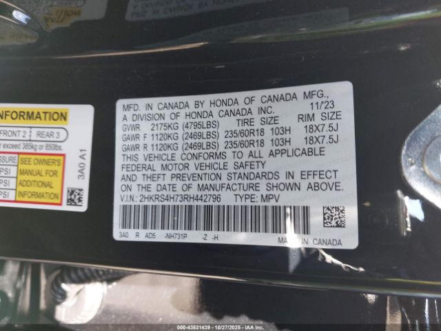 Honda CR-V Ex-l Awd Image 2