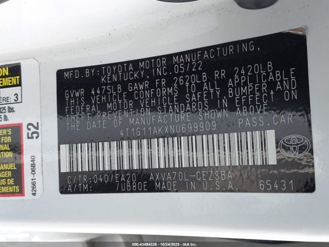 Toyota Camry Se Image 15