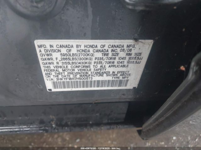 Honda Pilot Lx Image 11