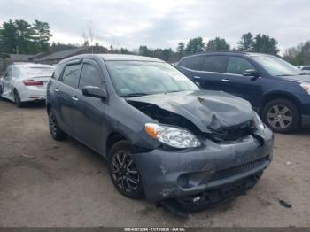  Salvage Toyota Matrix
