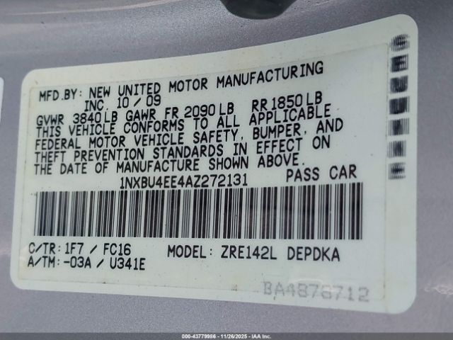 Toyota Corolla Le Image 5