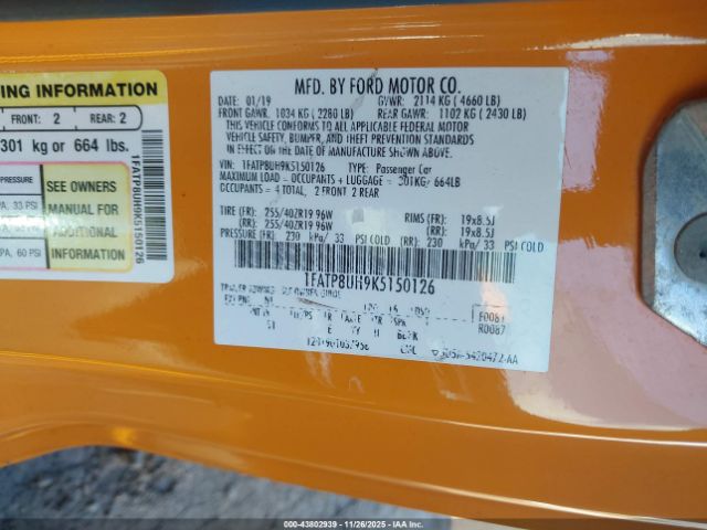 Ford Mustang Ecoboost Premium Image 8