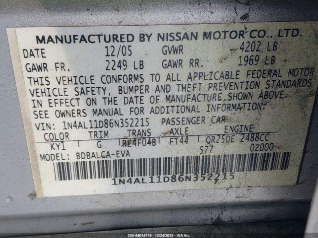 Nissan Altima 2.5 S Image 7