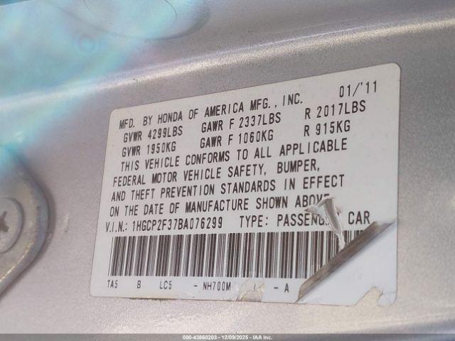 Honda Accord 2.4 Lx Image 8