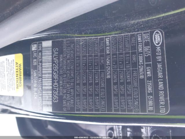 Land Rover Range Rover Evoque Pure Image 11