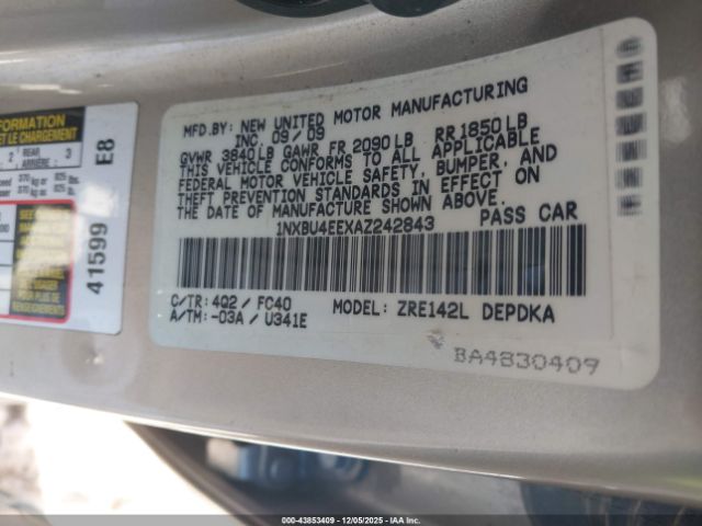 Toyota Corolla Le Image 4