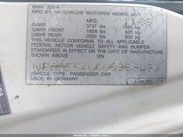 BMW 3 Series E Image 10