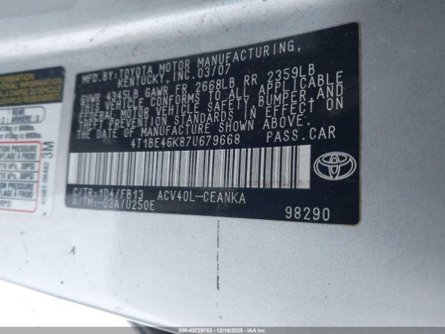 Toyota Camry Ce Image 8