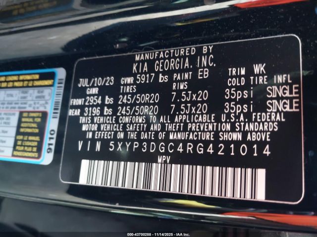 Kia Telluride Ex X-line Image 7