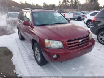  Salvage Toyota Highlander