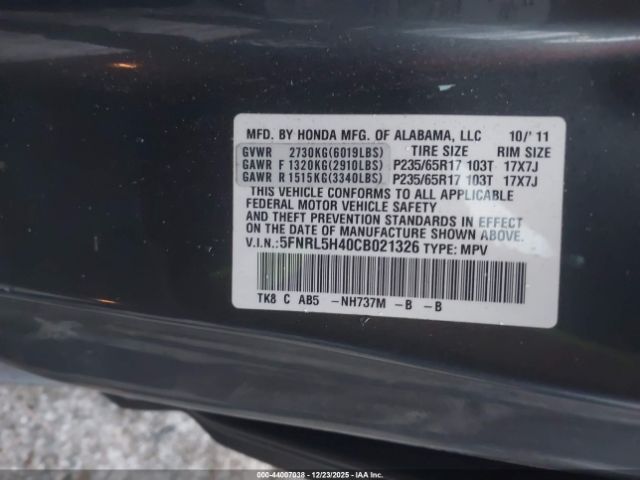 Honda Odyssey Ex Image 11