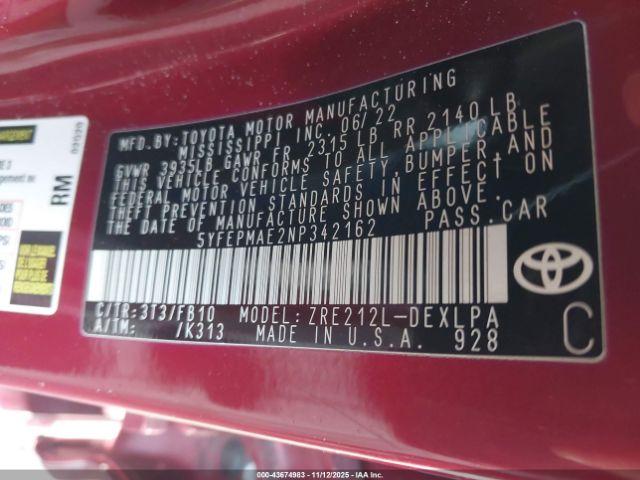 Toyota Corolla Le Image 16