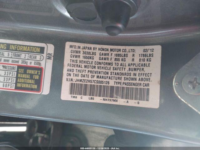 Honda Insight Lx Image 2