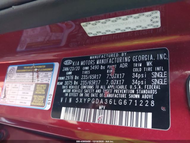 Kia Sorento 2.4l Lx Image 16