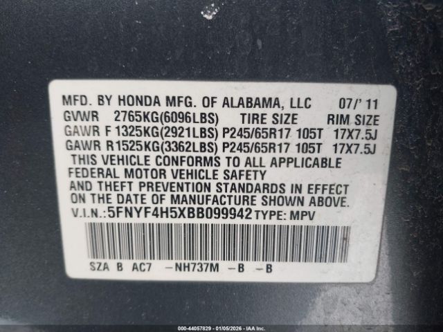 Honda Pilot Ex-l Image 9