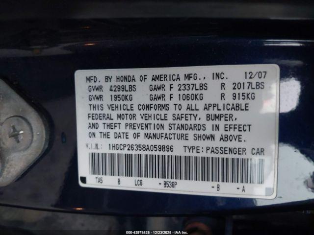 Honda Accord 2.4 Lx Image 10