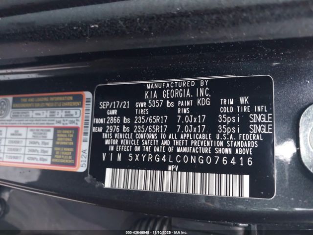 Kia Sorento Lx Image 8